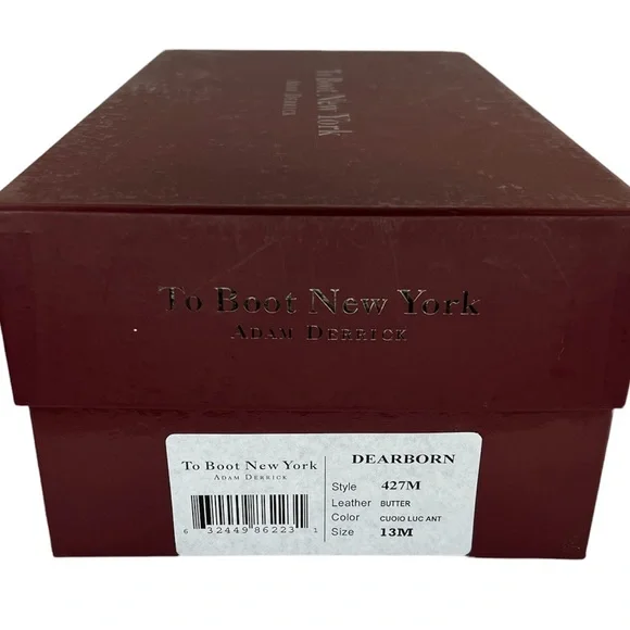 To Boot New York Adam Derrick 427 Dearborn Butter Leather Slip On Loafer Shoes - Picture 8 of 15